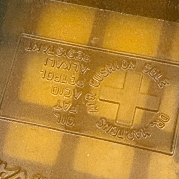 Dr. Martens White Leather Boots with Black Laces - Picture 13 of 14